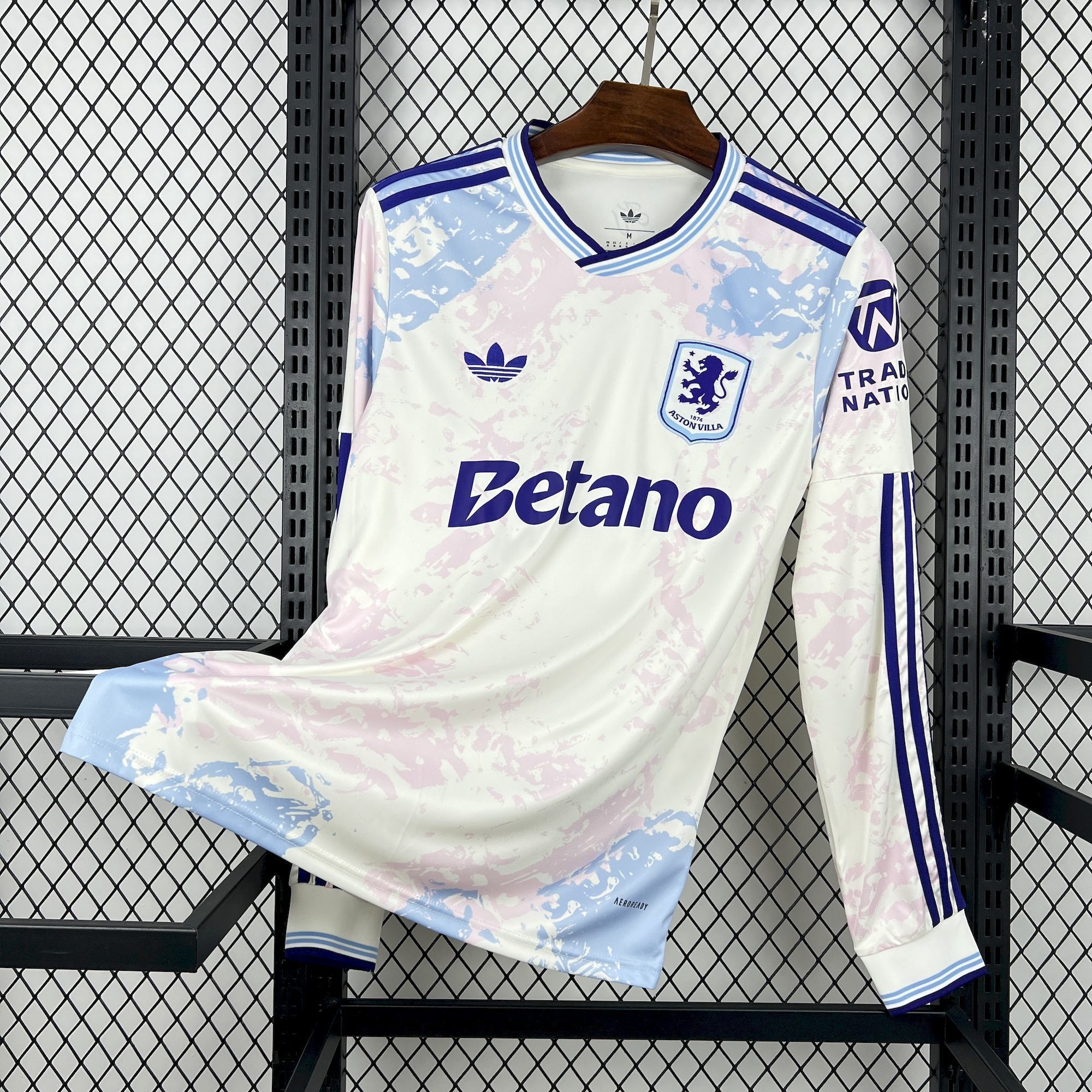 Maillot Aston Villa extérieur manches longues 2025/26