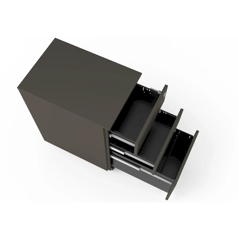 Owen Urban Metal Matte Lockable 3-Drawer Mobile File Cabinet by Furniture of America