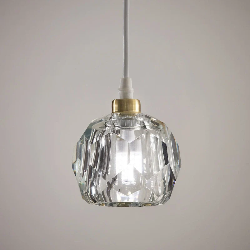 Galway Round Crystal LED Pendant / Chandelier by iNSPIRE Q Bold