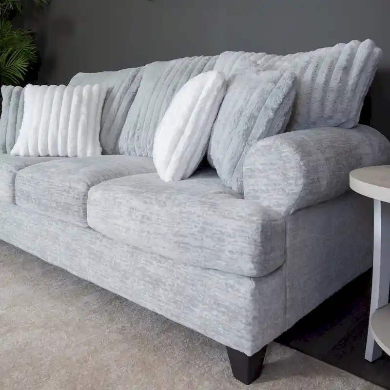 Roundhill Oasis 2-Piece Living Room Set, Sofa and Loveseat