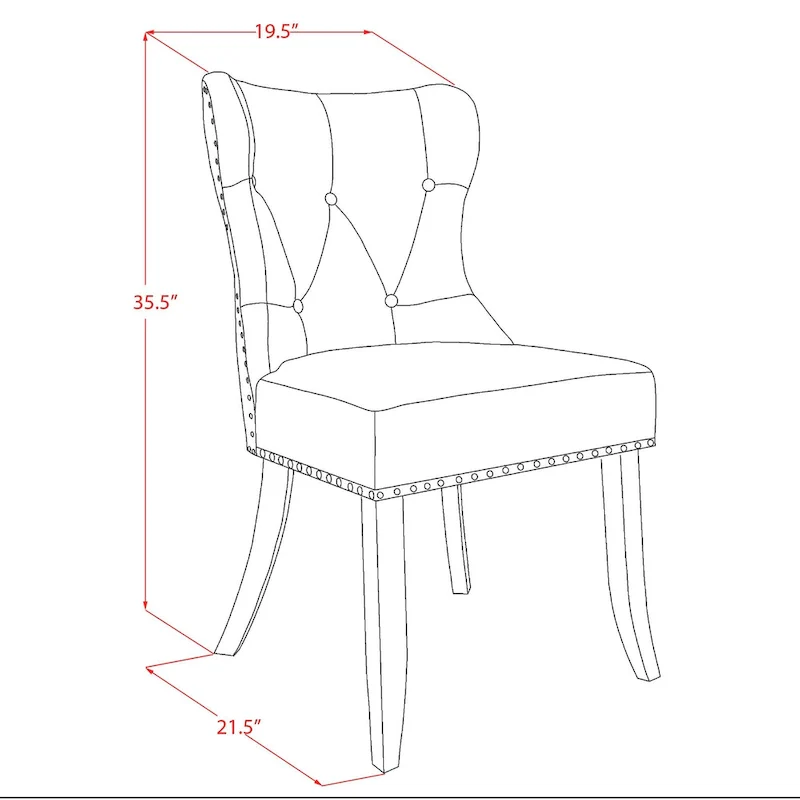 East West Furniture Kitchen Table Set- a Round Dining Table and Blue Linen Fabric Parson Chairs, Black(Pieces Options)