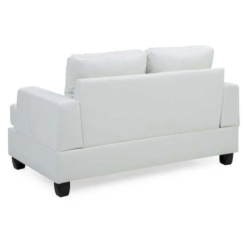 Sandridge Faux Leather Loveseat
