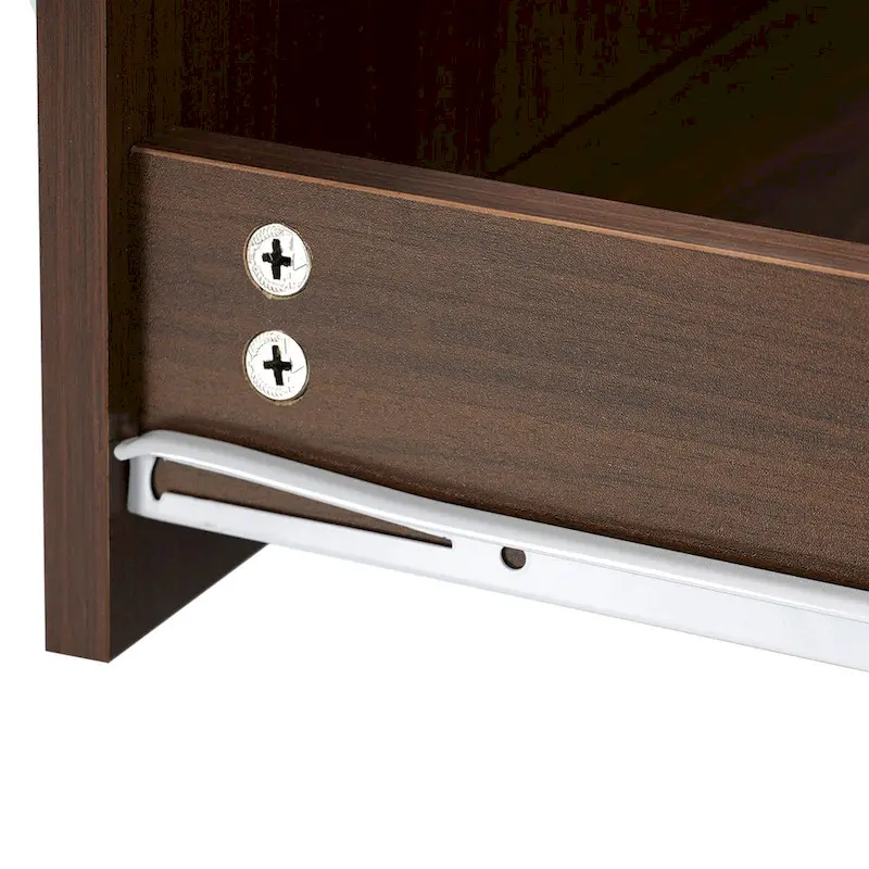 Square 360Rotating Coffee Table with 2 Drawers