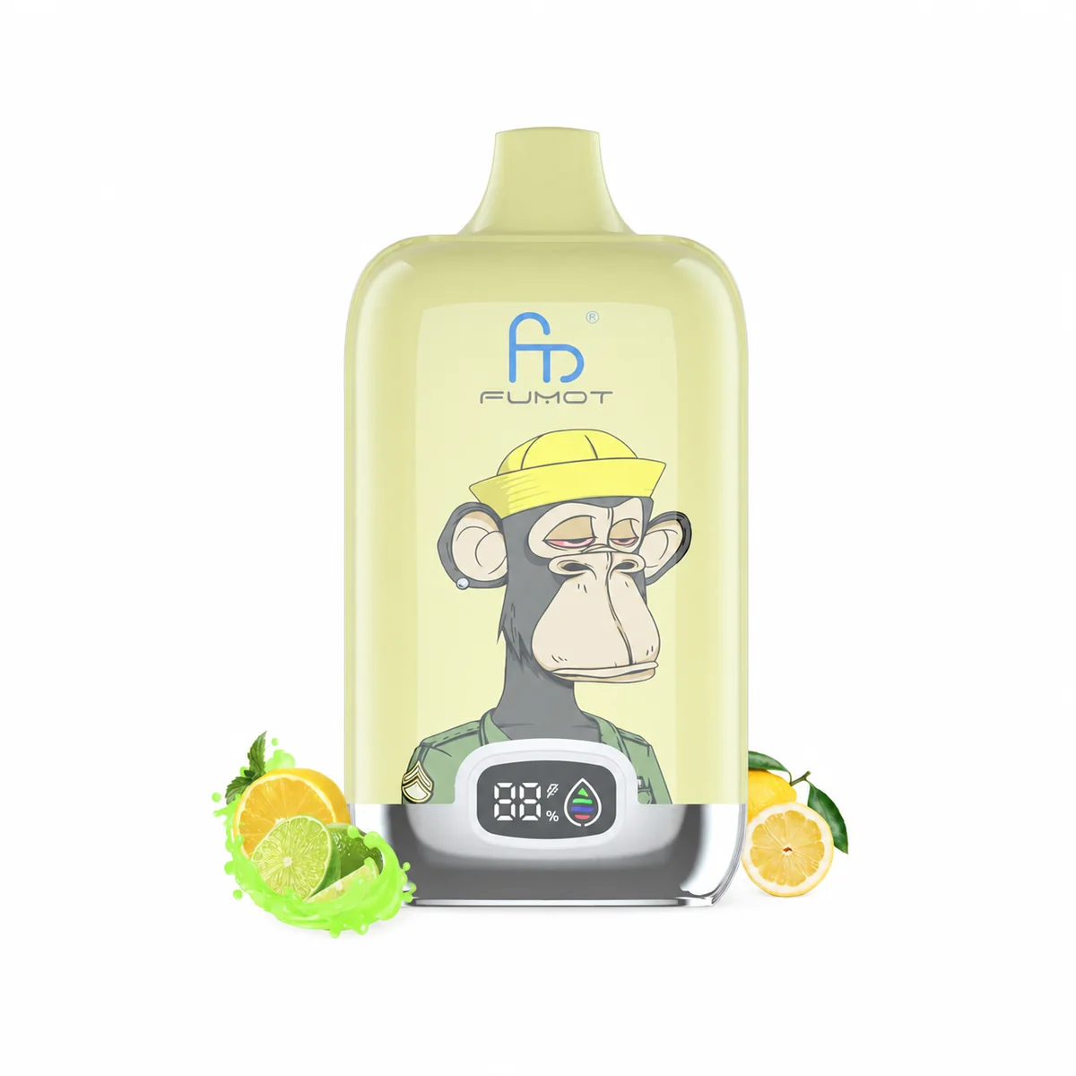 Fumot Digital Box 12000 Lemon & Lime – Einweg-Vape, Produktansicht
