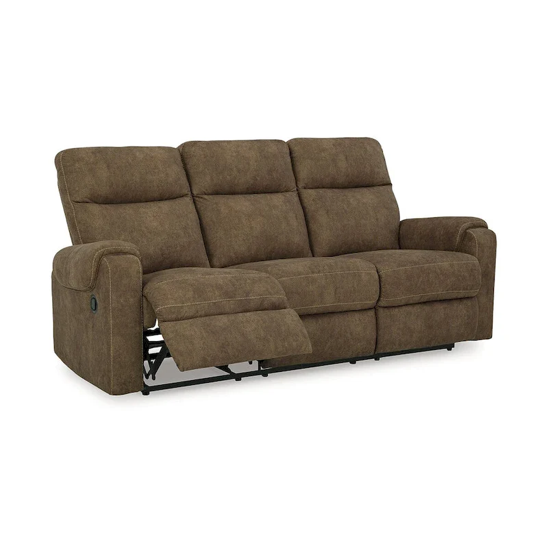 Brown Reclining Sofa - 86 W x 40 D x 40 H