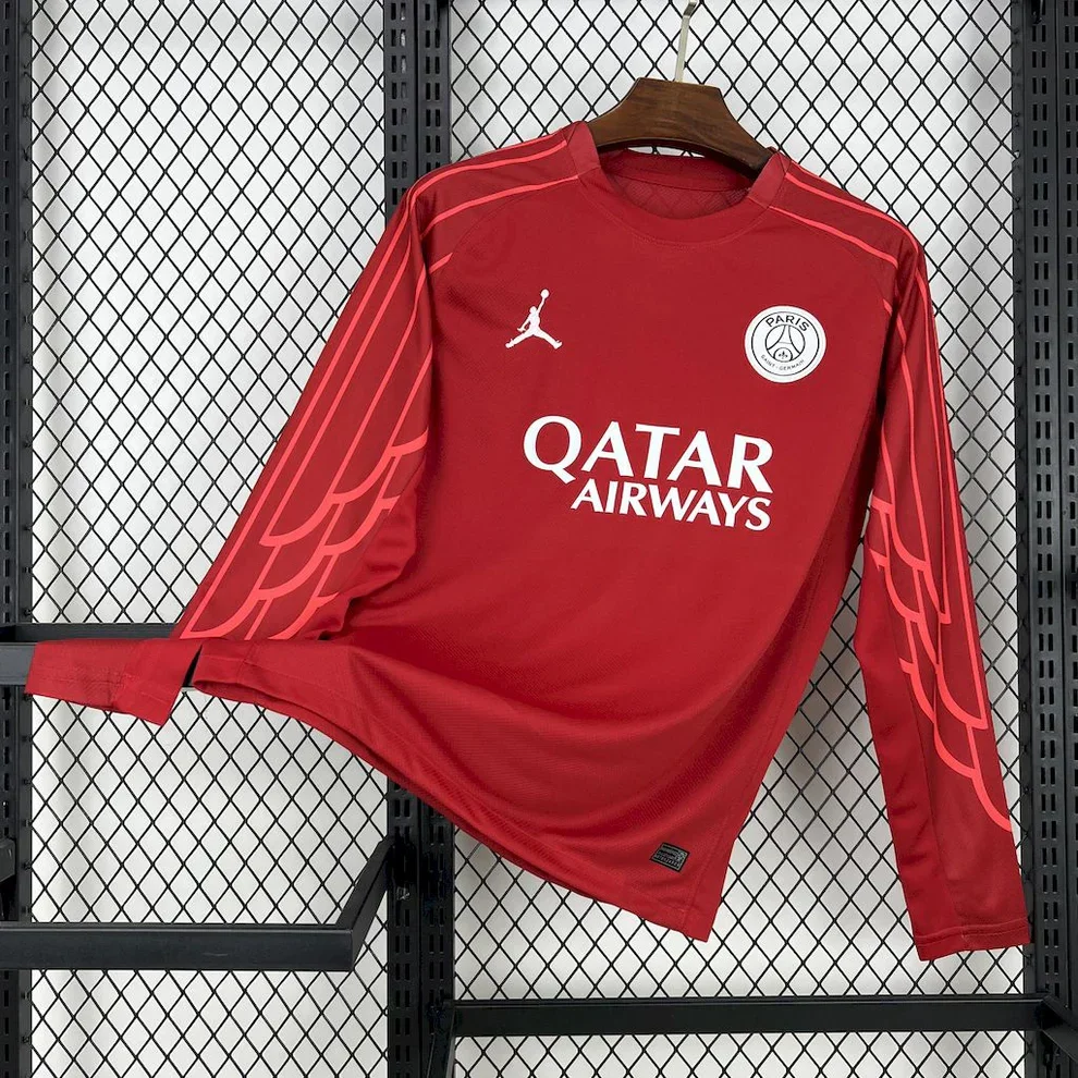 Maillot Manche Longues PSG Rouge