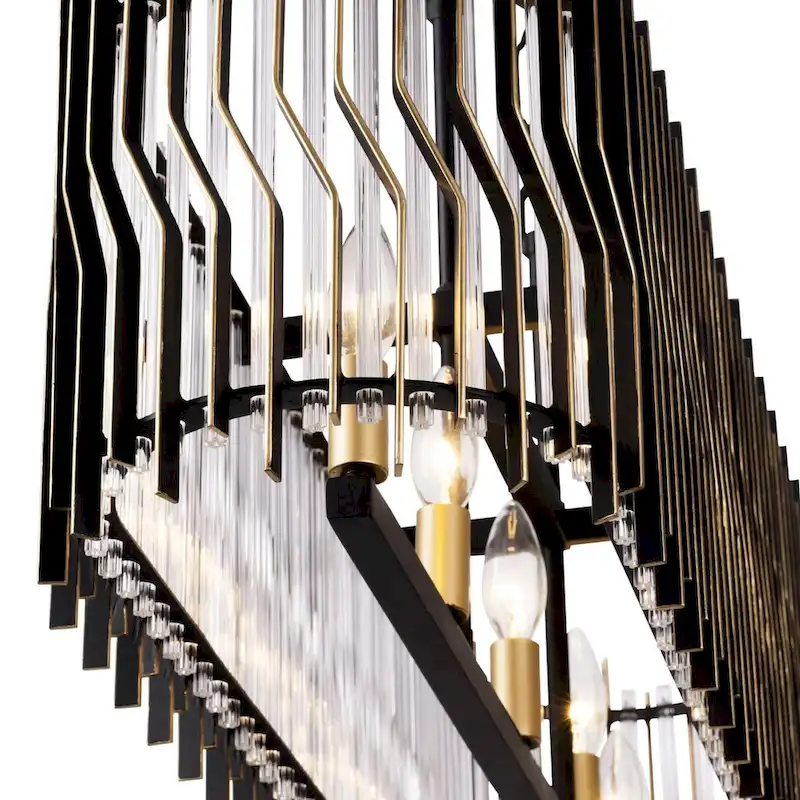 Park Row 5-Light 36  Long Kitchen Island Pendant - N/A