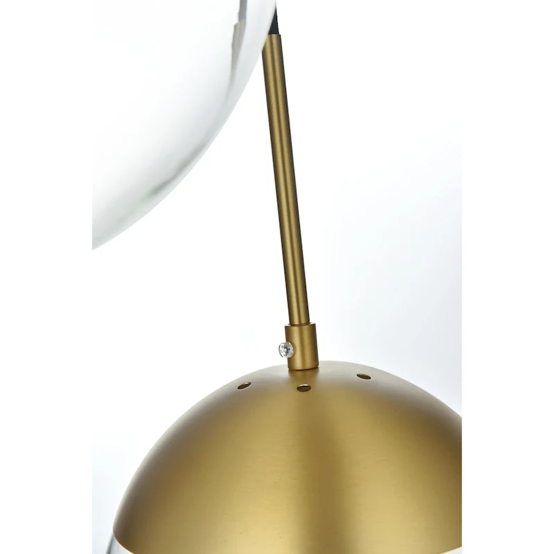 3-Light 18 inch Pendant with Clear Glass