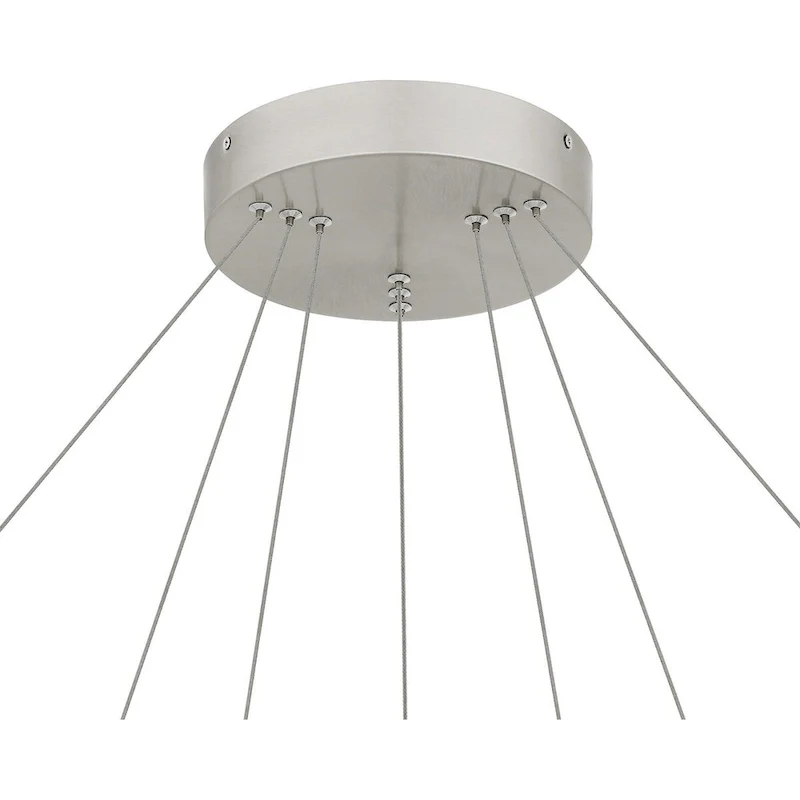 Cohen Integrated LED Brushed Nickel Pendant Light