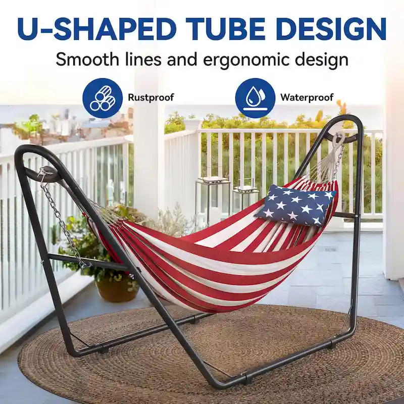 Sigle 2 Person Classic Hammock with Stand