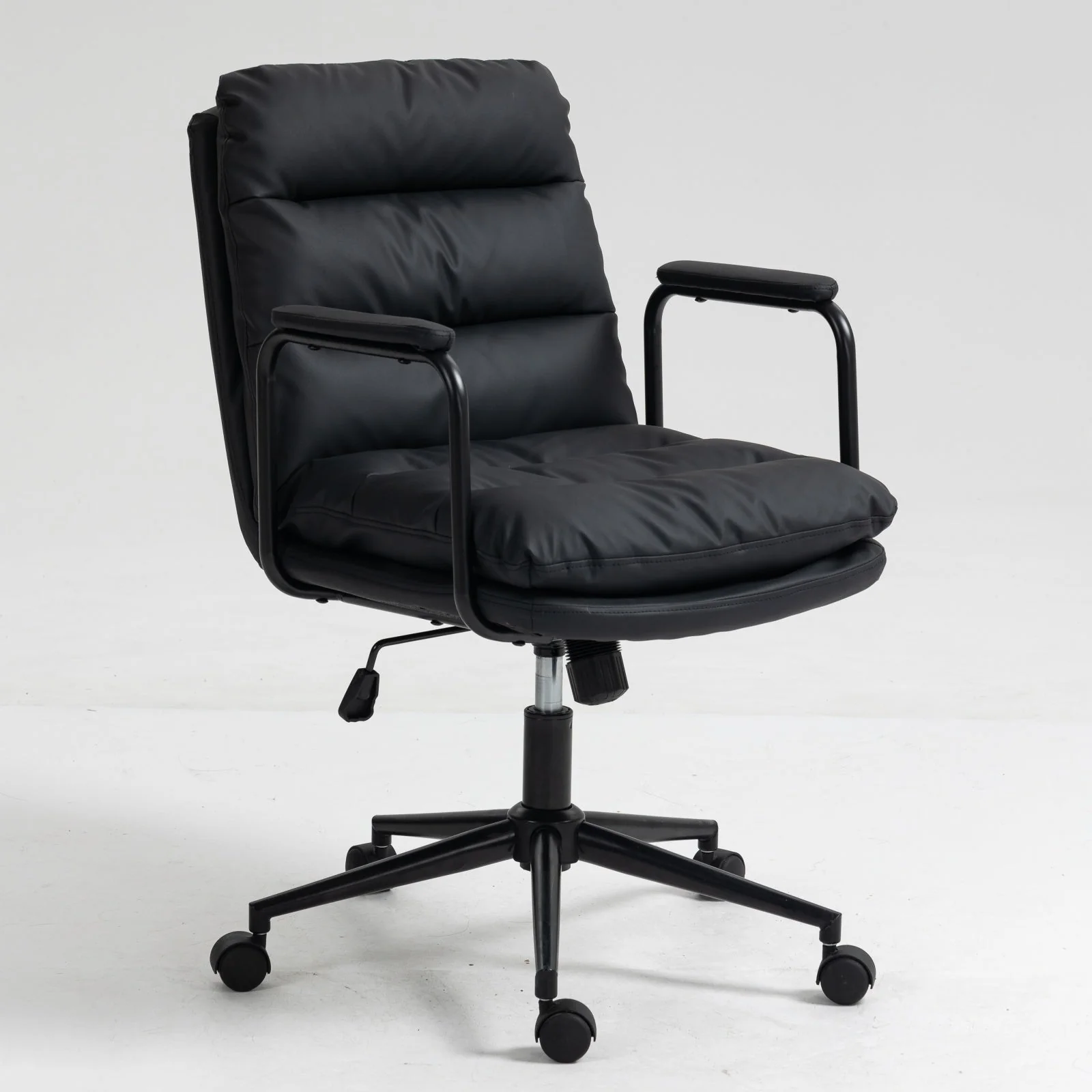 Walker Edison | Ergonomic Faux Leather Computer Rolling Swivel Chair