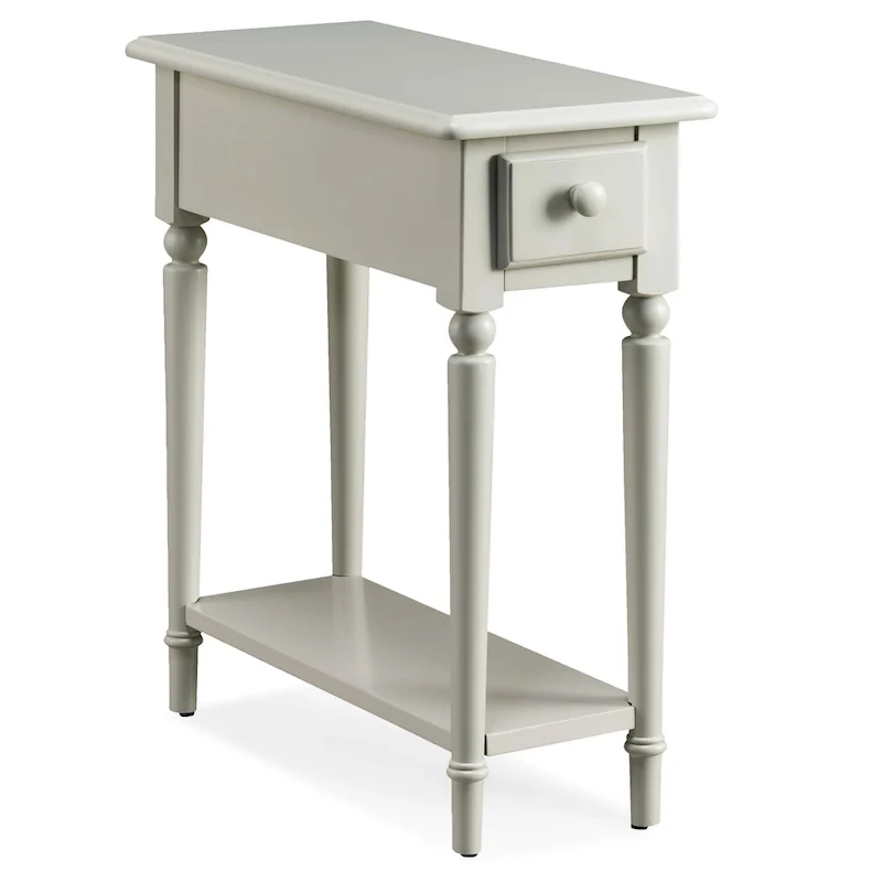 Coastal Chairside Wood Accent Table