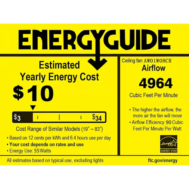 Gahila 52 Inch Chrome Finish Crystal Ceiling Fan with Remote - N/A