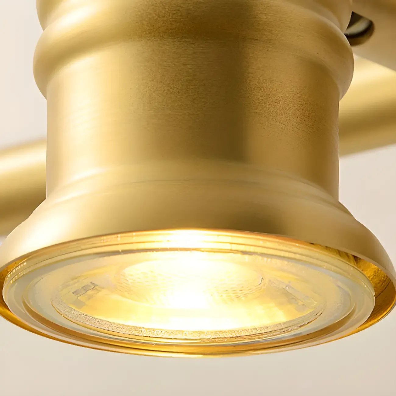 Antique Copper Gold Bath Vanity Light Fixture Hardwired