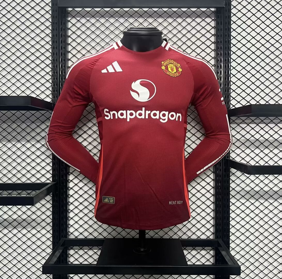 Maillot Manchester United domicile manches longues 2024/25
