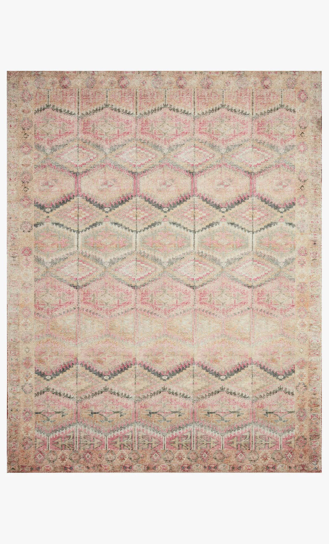 Layla Pink / Lagoon Rug