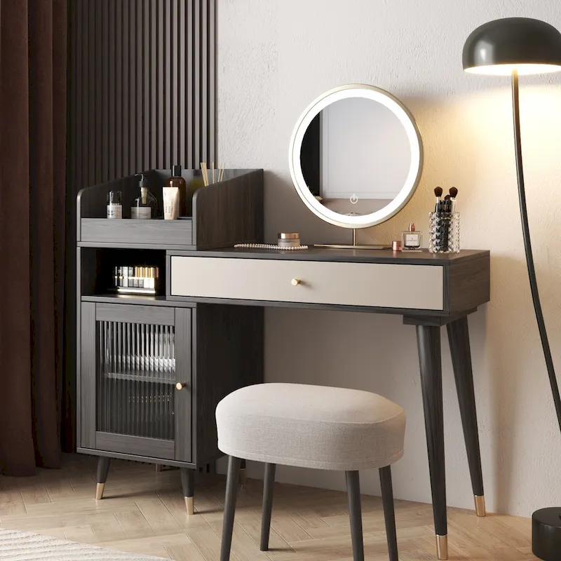 JASIWAY Modern Simple Makeup Vanity Dressing Table