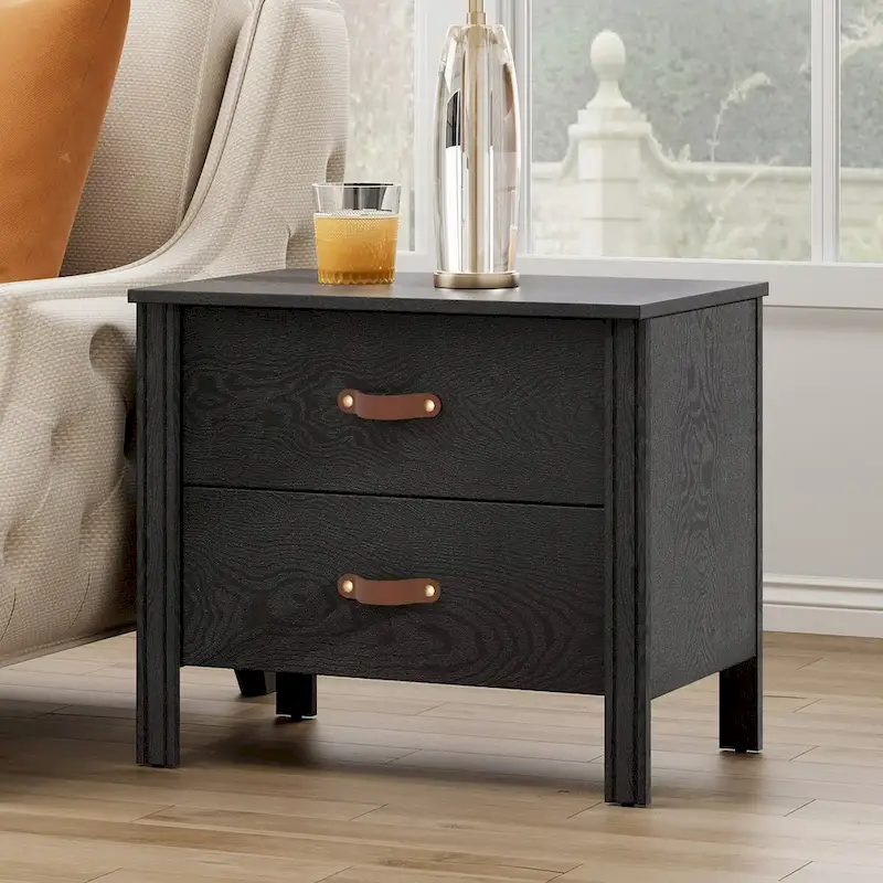 Small Side Table End Table Nightstand with Drawers