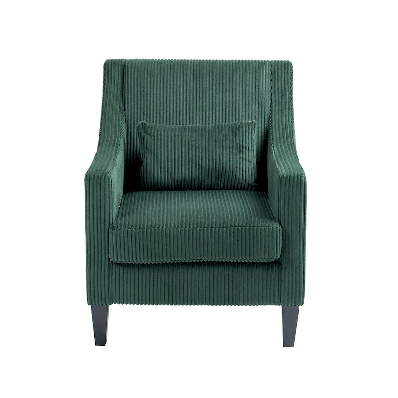 Emerald 26.77 Upholstered Arm Chair with Scooped Arms
