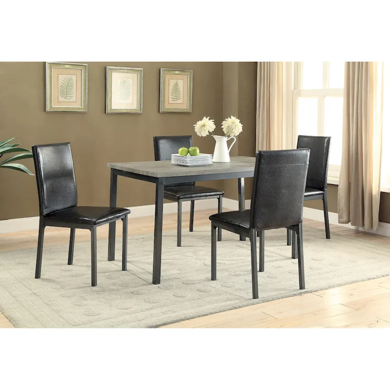 Hadsten Black Upholstery Dining Chairs (Set of 6)