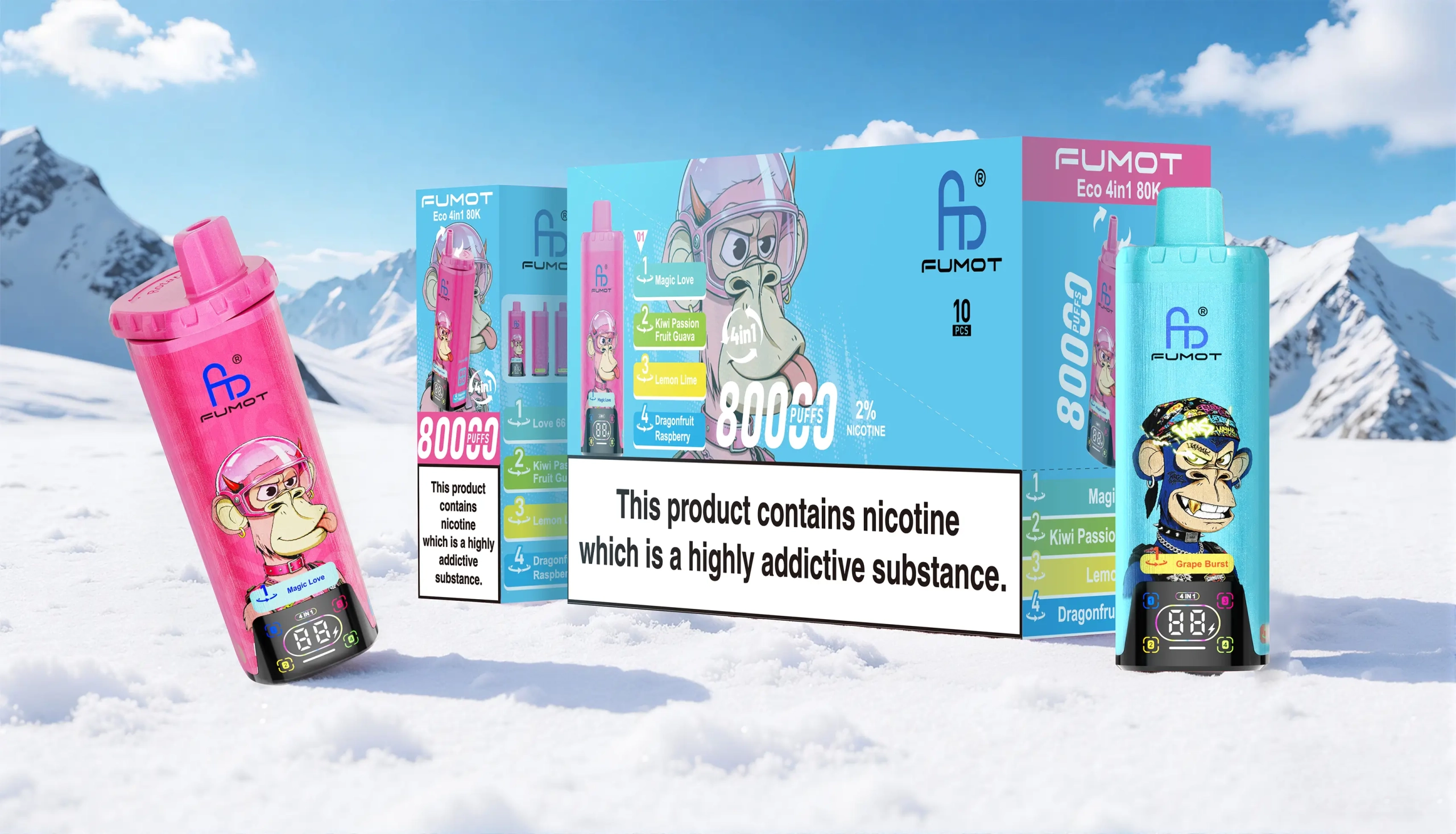Fumot Eco 4in1 80K Gerät und Verpackung