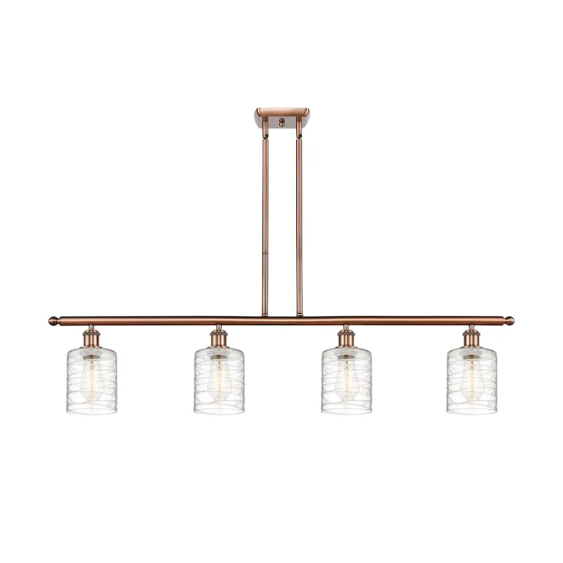 Innovations Lighting Ballston Cobbleskill - 4 Light 48  Island Light