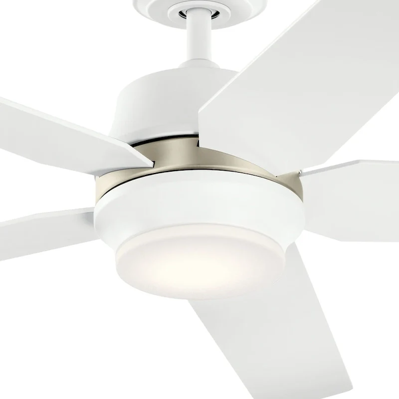 Kichler Maeve 52 inch LED Ceiling Fan Matte White with Matte White Blades