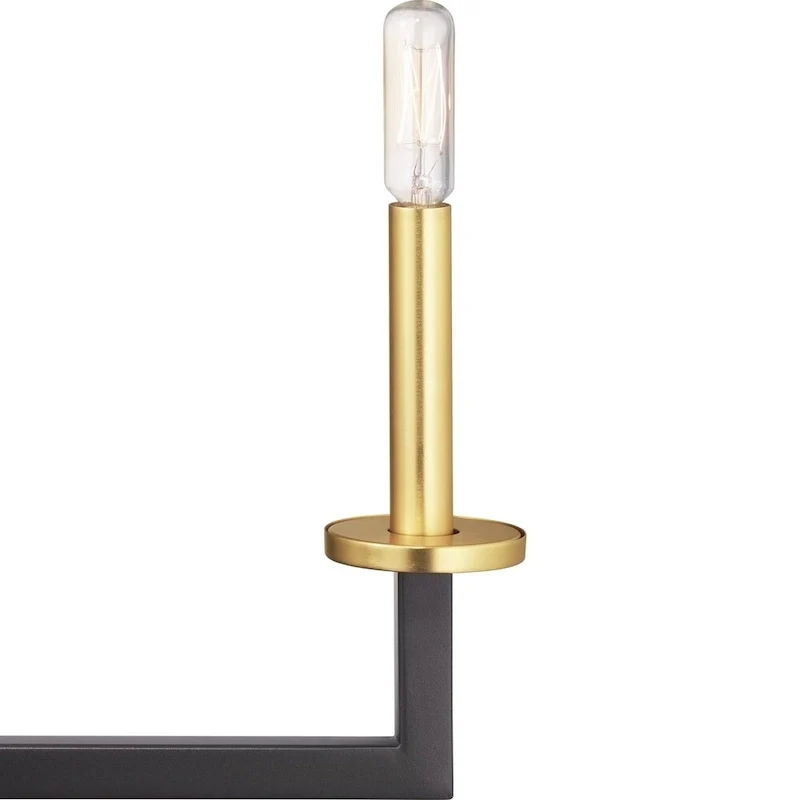 Blakely Collection 6-Light Graphite Modern Chandelier Light