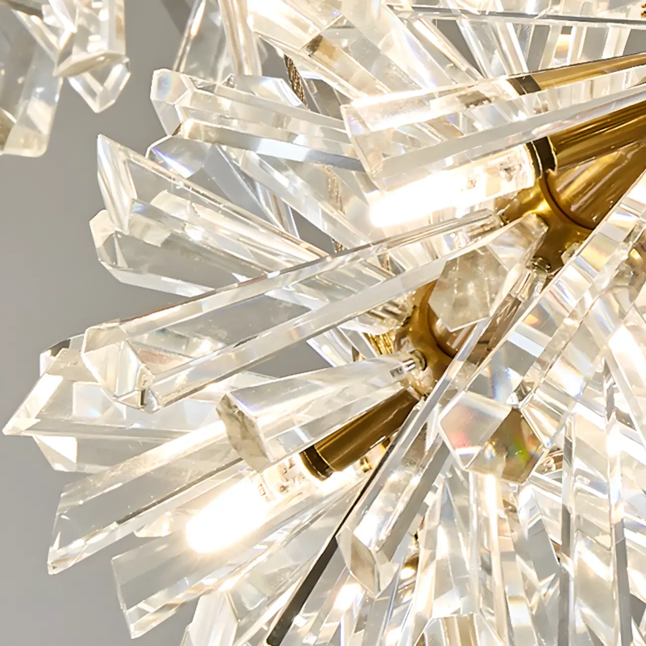 Modern Gold Crystal Garland Ambient Chandeliers