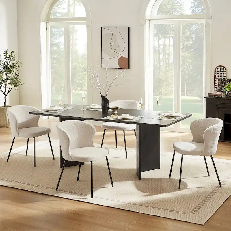 Modern Dining Chairs, Set of 2