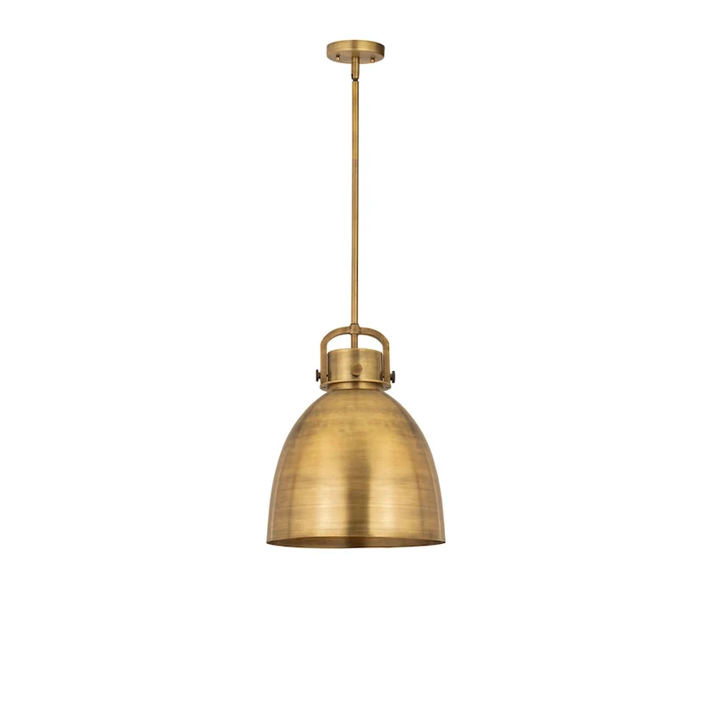 Innovations Lighting Newton Metal Bell - 1 Light 14  Stem Hung Pendant