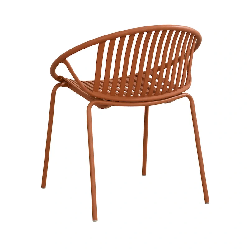 Patio Dining Chairs Stackable Chairs with Breathable Design