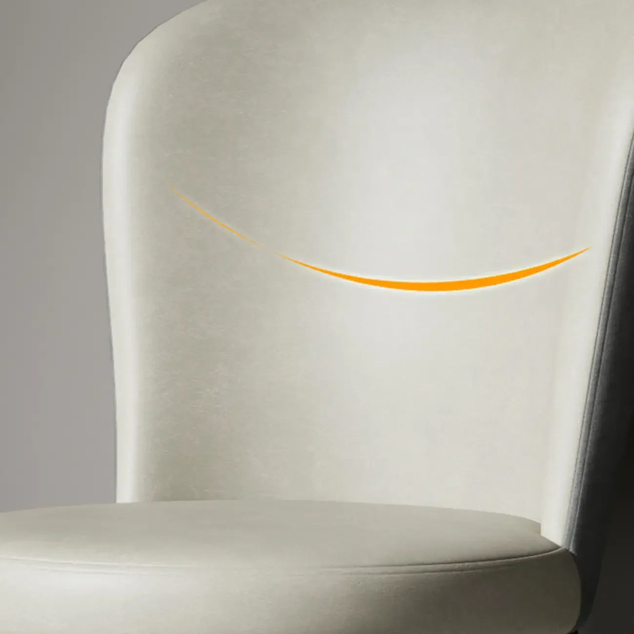 Sleek Gold Legs Faux Leather Upholstered Dining Chair