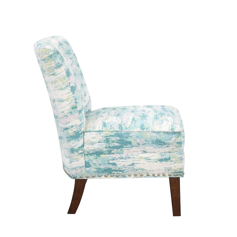 Madison Park Alex Artistic Print Armless Slipper Accent Chair