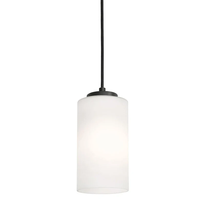 AFX LEOP04MB Leo 4  Wide Mini Pendant with Frosted Glass Shade