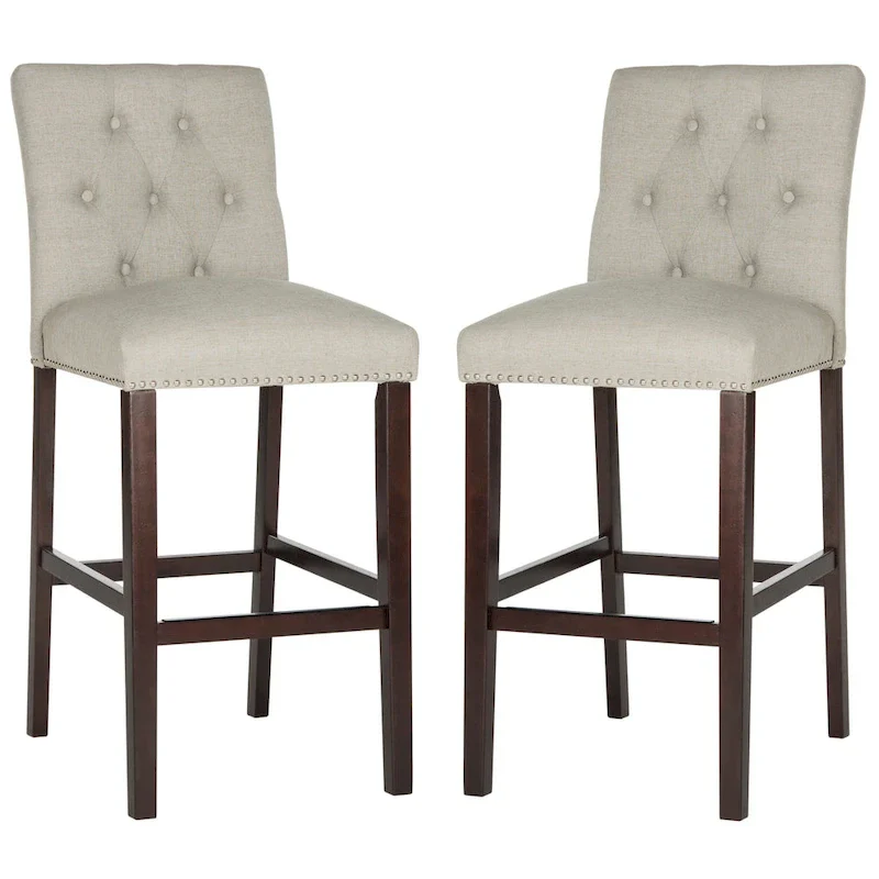 SAFAVIEH Jelka 31.5 Inch Bar Stool (Set of 2) - 19 x 20 x 44 - 19Wx23Dx44H
