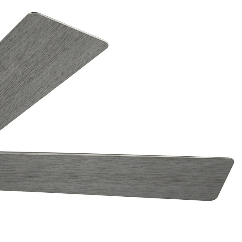 Kichler Verdi 56 Inch LED Ceiling Fan Brushed Nickel with Silver and Driftwood Blades