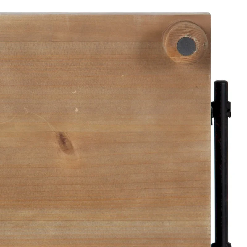 Kate and Laurel Bruillet Wooden Footed Tray - 12x16