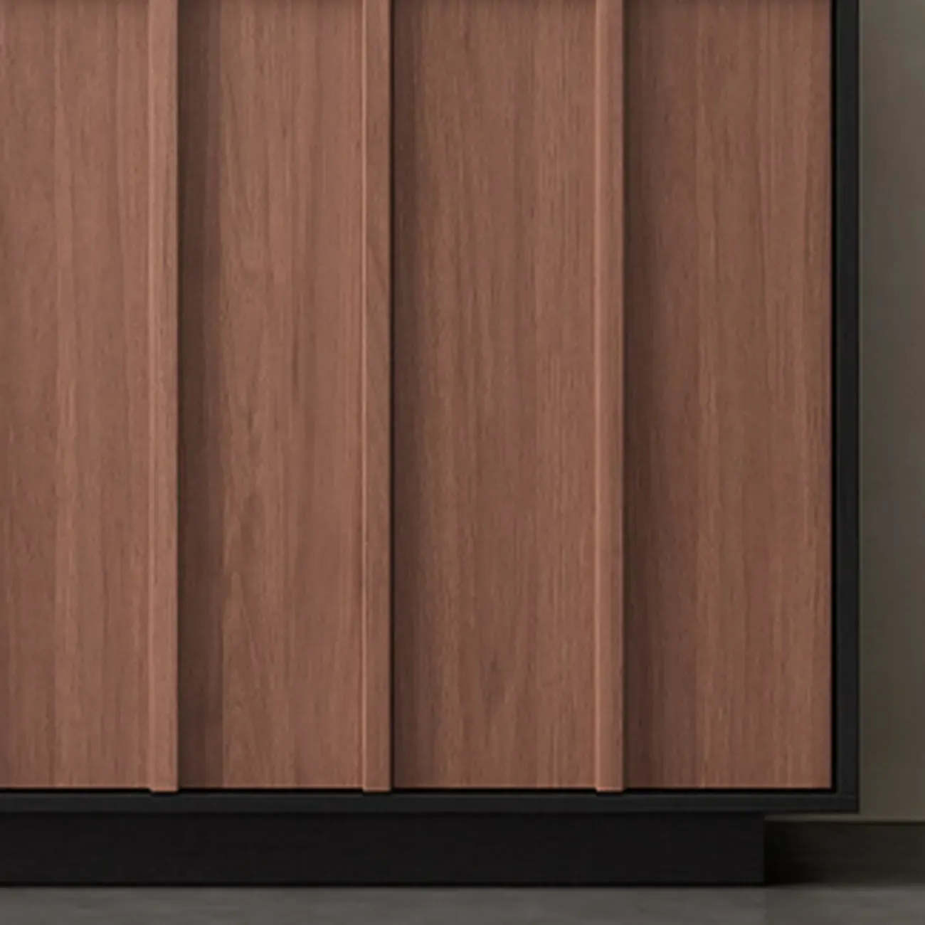 Modern Wood Buffet with Alterable Shelves