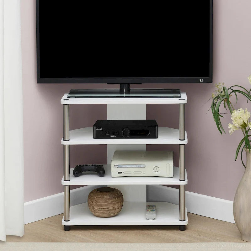 Convenience Concepts Designs2Go Corner TV Stand for TVs up to 29 Inches