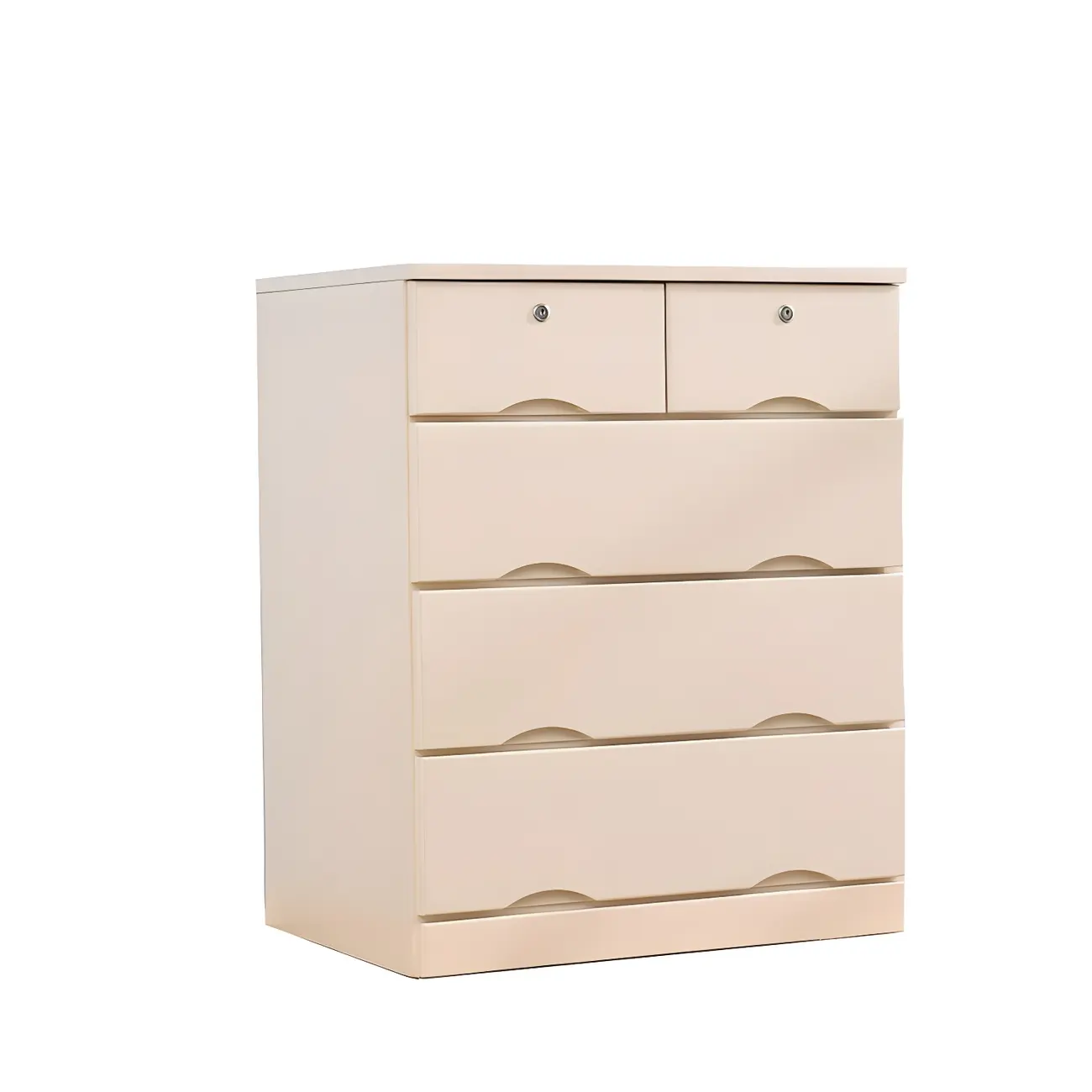 Stylish White Wooden Dressers with Soft Close Drawers