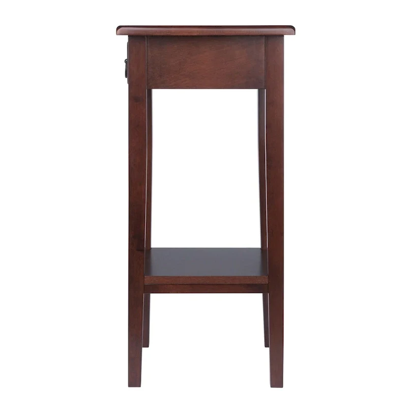 Regalia Accent, Side Table, Walnut - 17W x 14D x 29.50H
