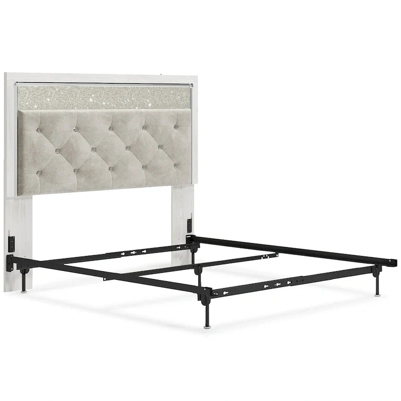 Signature Design by Ashley Altyra White Upholstered Panel Headboard