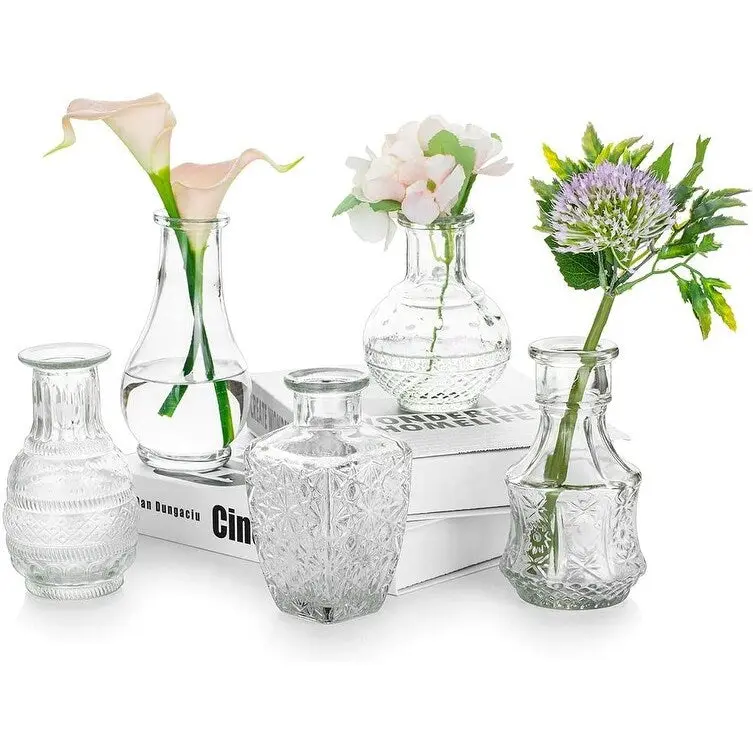 Glass Single Bud Vase Decorations for Home Decor Events