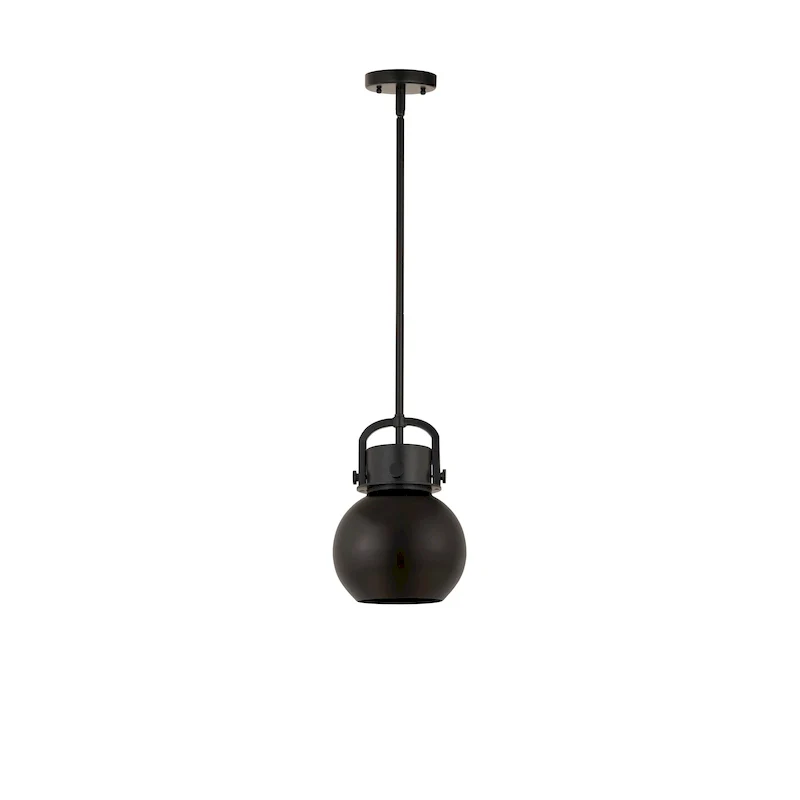 Innovations Lighting Newton Metal Sphere - 1 Light 8  Stem Hung Pendant