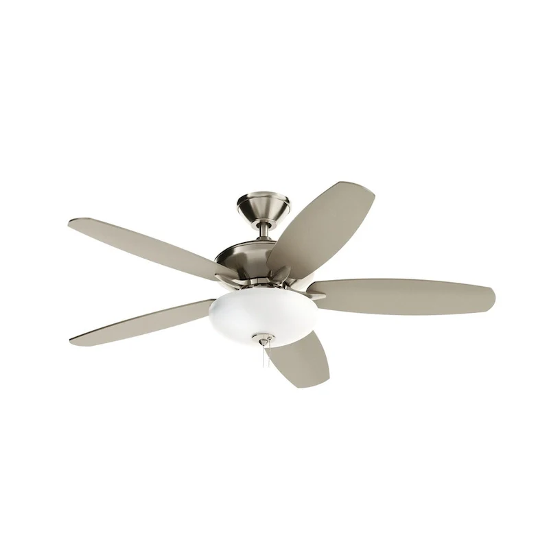 Kichler Renew Select 52 inch LED Ceiling Fan Brushed Stainless Steel with Reversible Blades
