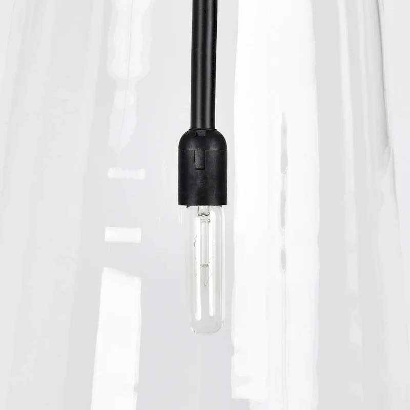 Jolee 1-Light Single Glass Pendant by Kosas Home