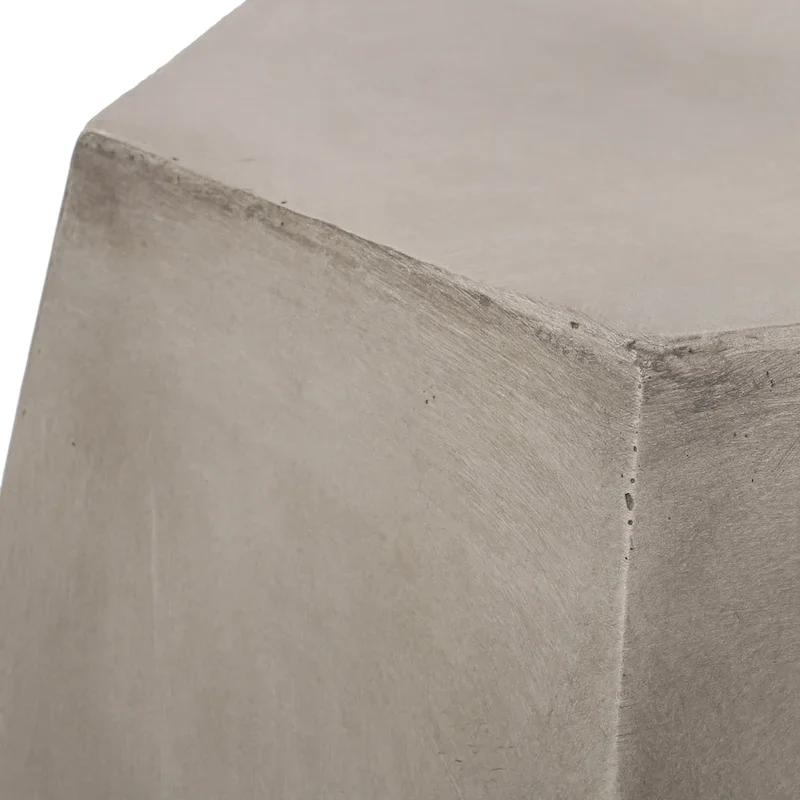 Felix Lightweight Concrete Side Table by Christopher Knight Home