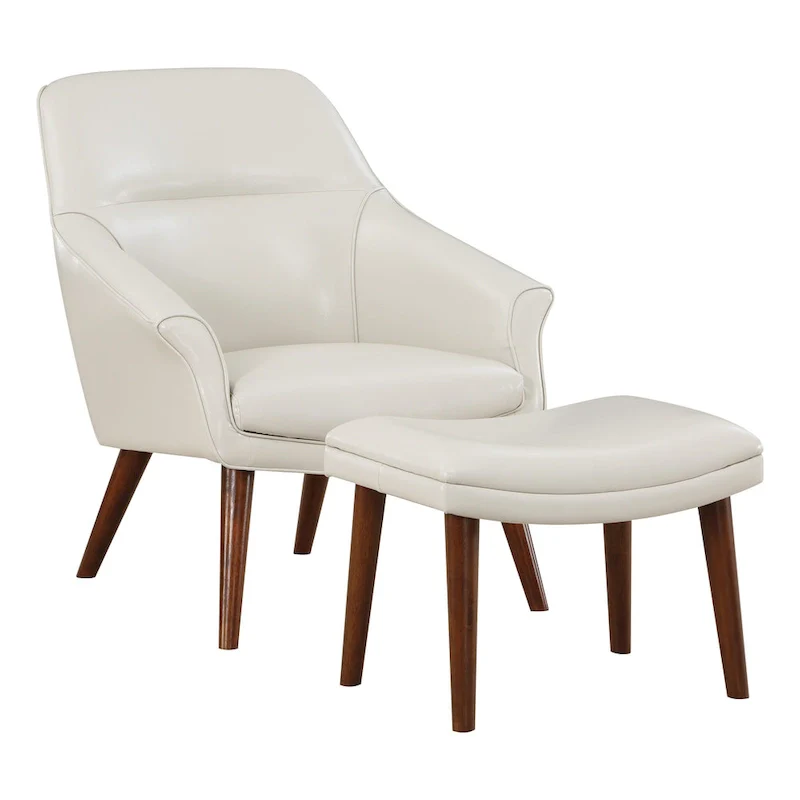 Waneta Chair and Ottoman