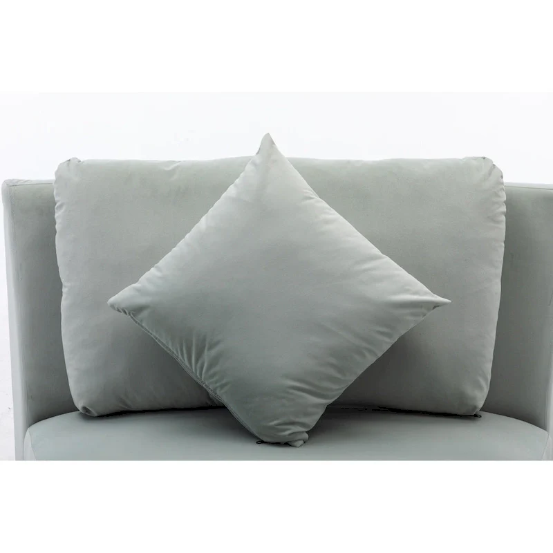 136 Velvet Semicircle couch Modular Curve Sectional Sofa